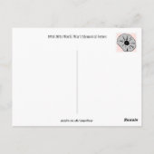 Ieper Menin Gate Memorial voor Britse luchtmacht Briefkaart (Achterkant)