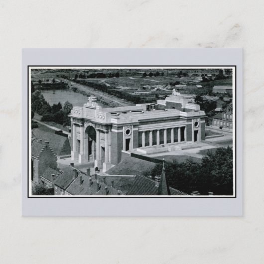 Ieper Menin Gate Memorial voor Britse luchtmacht Briefkaart (Voorkant)