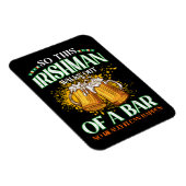 Ier Drinking Bier St. Patrick's Day Magneet (Rechterzijde)