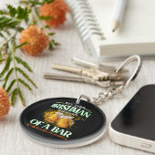 Ier drinkt bier St. Patrick's Day Sleutelhanger (Voorkant Rechts)