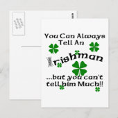 Ier - Je kunt altijd vertellen... Briefkaart (Voorkant / Achterkant)