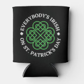Ieren op St. Patricks Day Blikjeskoeler (Voorkant)
