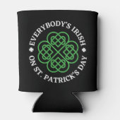 Ieren op St. Patricks Day Blikjeskoeler (Achterkant)