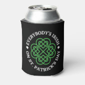 Ieren op St. Patricks Day Blikjeskoeler (Blikje Achterkant)