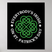 Ieren op St. Patricks Day Poster (Voorkant)