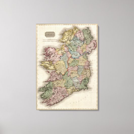Ierland 15 canvas afdruk (Voorkant)