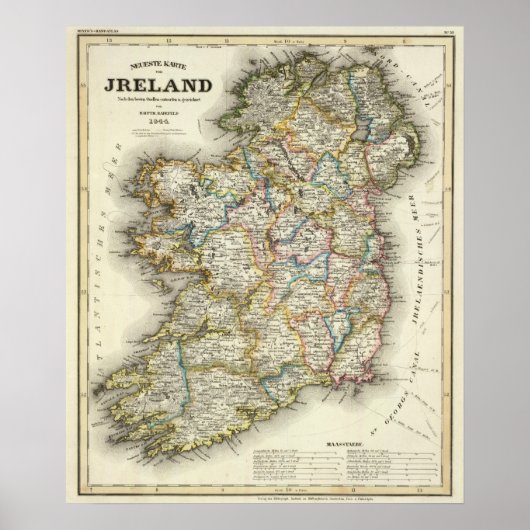 Ierland 17 poster (Voorkant)