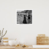 Ierland 1902, Fairhead Village, County Galway Poster (Keuken)