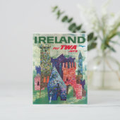  Ierland 1960 briefkaart reisposter (Staand voorkant)