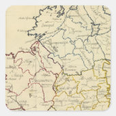 Ierland 21 vierkante sticker (Voorkant)