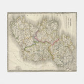 Ierland 4 fleece deken (Voorkant (Horizontaal))