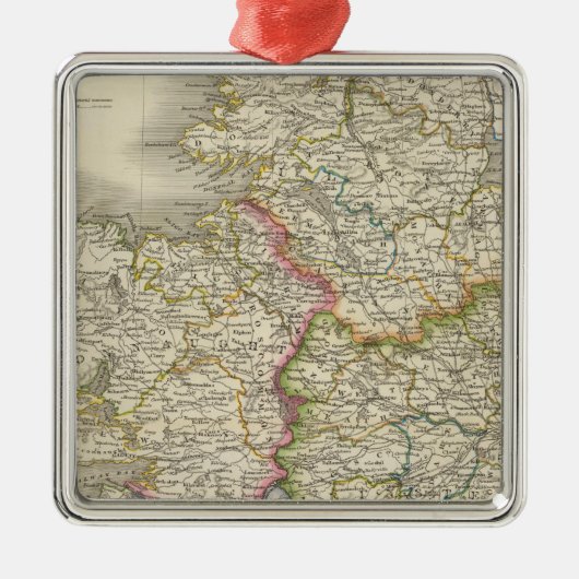 Ierland 4 metalen ornament (Voorkant)