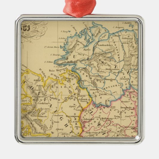 Ierland 5 metalen ornament (Voorkant)