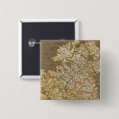 Ierland 8 vierkante button 5,1 cm (Voorkant /achterkant)