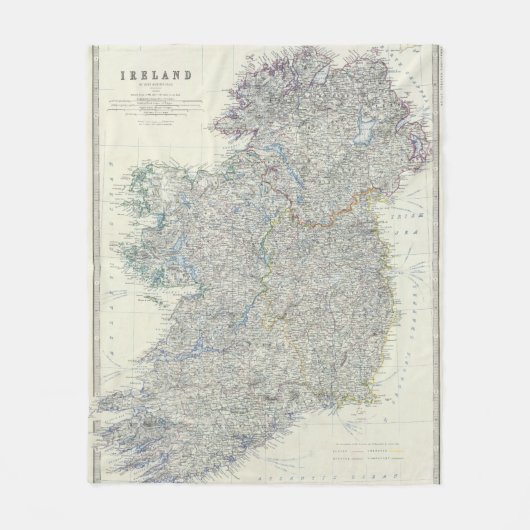 Ierland 9 fleece deken (Voorkant)