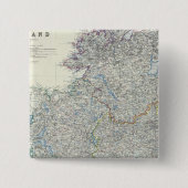 Ierland 9 vierkante button 5,1 cm (Voorkant)