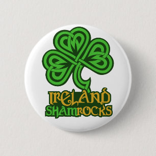 Ierland aangepaste knop ronde button 5,7 cm