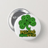 Ierland aangepaste knop ronde button 5,7 cm (Voorkant /achterkant)