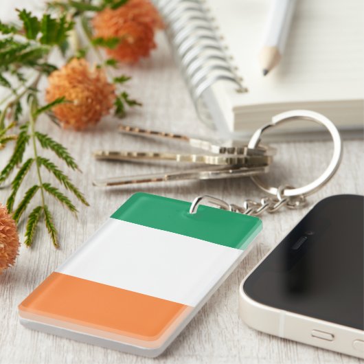Ierland Acrylische Sleutelhanger (Voorkant Rechts)