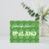 Ierland ansichtkaart briefkaart (Staand voorkant)