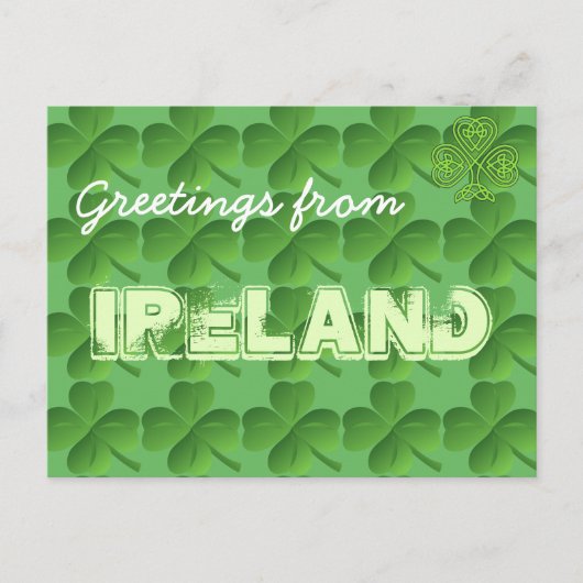 Ierland ansichtkaart briefkaart (Voorkant)