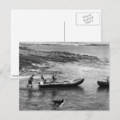  Ierland, Aran Island Currach Boats Briefkaart (Voorkant / Achterkant)