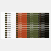 Ierland Art Deco Vlag | Waterdichte Naamlabel Labels (Vel)