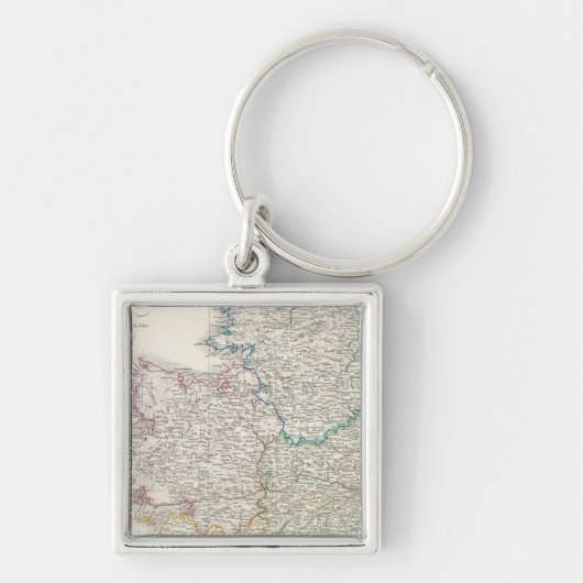 Ierland Atlas-kaart Sleutelhanger (Voorkant)