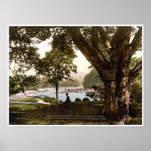 Ierland, Avoca Wicklow, bijeenkomst van het gedich Poster (Voorkant)