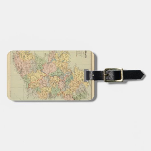 Ierland. Bagagelabel (Voorkant horizontaal)