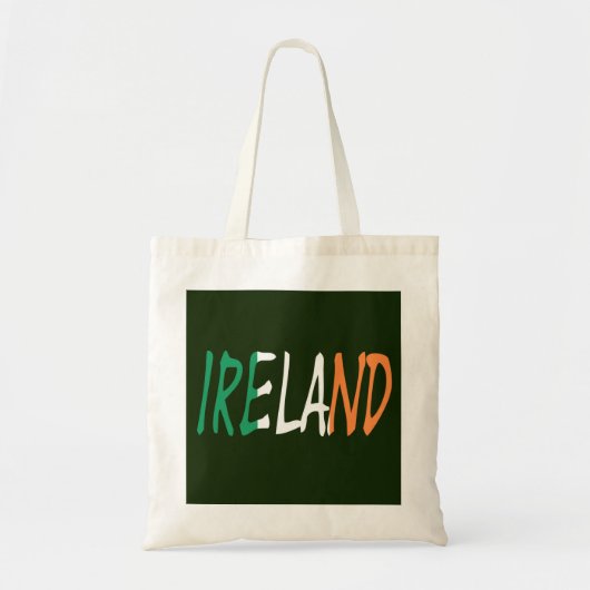 Ierland bedekt met Ierse vlag btcnt Tote Bag (Voorkant)