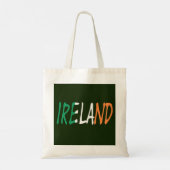 Ierland bedekt met Ierse vlag btcnt Tote Bag (Achterkant)