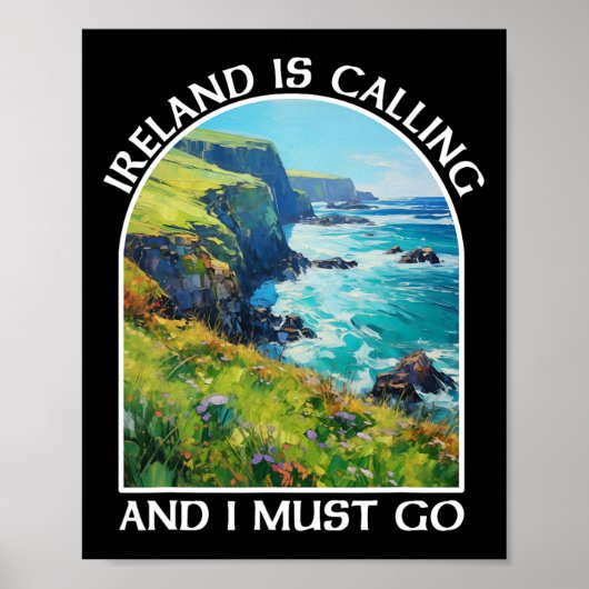 Ierland belt en ik moet naar St Patrick's Day. Poster (Voorkant)