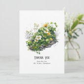 Ierland Bestemming Bruiloft Bedankkaart (Staand voorkant)