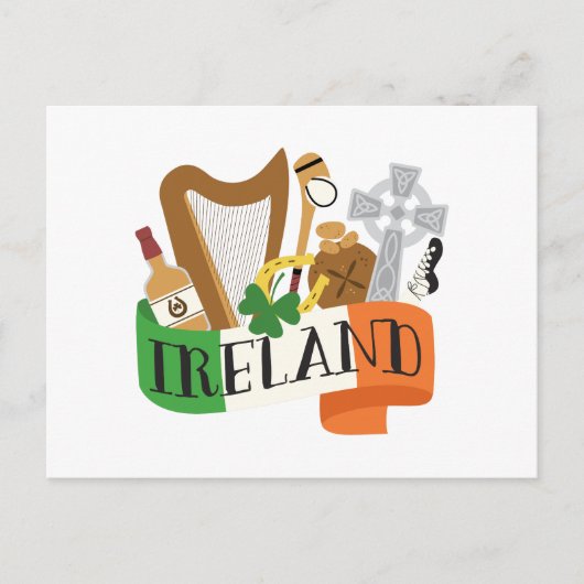 Ierland Briefkaart (Voorkant)
