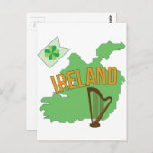 Ierland Briefkaart (Voorkant / Achterkant)
