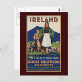 Ierland Briefkaart (Voorkant / Achterkant)