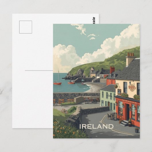 Ierland Briefkaart (Voorkant / Achterkant)