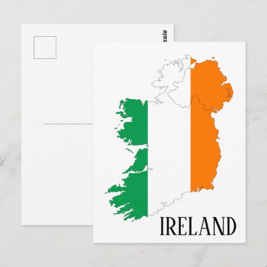 Ierland Briefkaart (Voorkant / Achterkant)