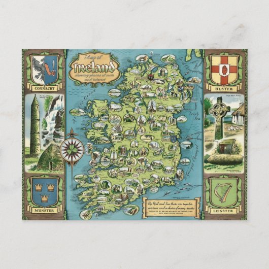 Ierland briefkaart (Voorkant)