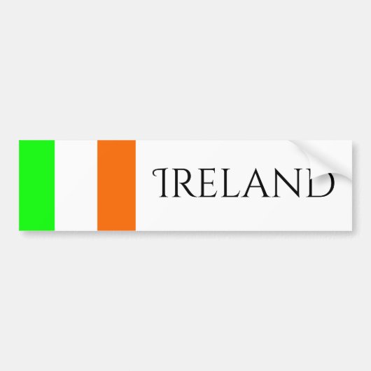 Ierland bumper sticker (Voorkant)