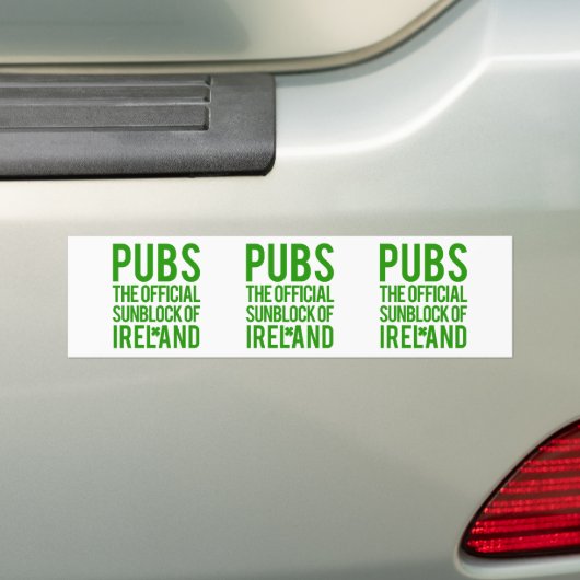 Ierland Bumpersticker (Op auto)