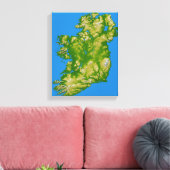 Ierland Canvas Afdruk (Insitu (Woonkamer))