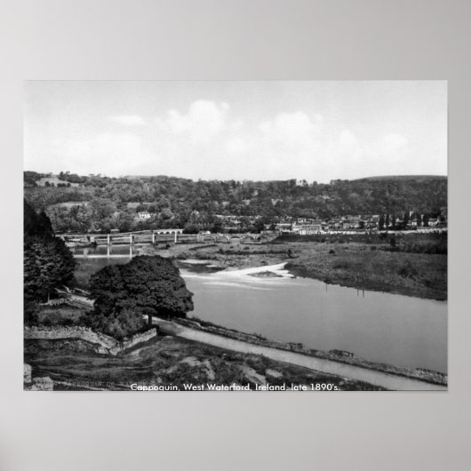 Ierland, Cappoquin, West Waterford, antiek gedrukt Poster (Voorkant)