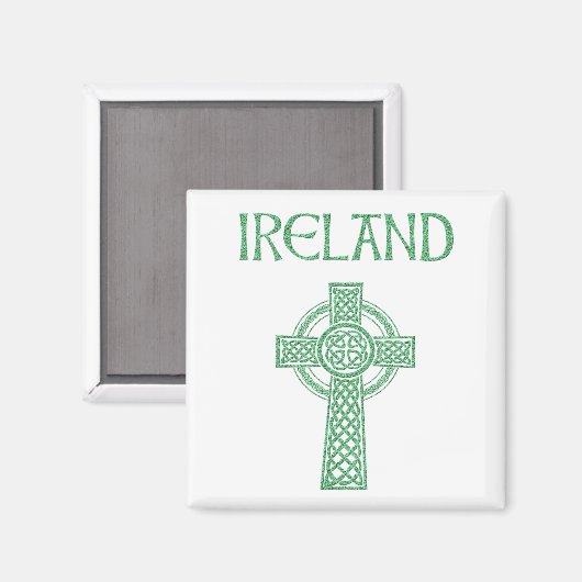 Ierland Celtic Cross Magnet (Voorkant / Achterkant)