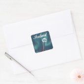 ierland celtic sword vierkante sticker (Envelop)