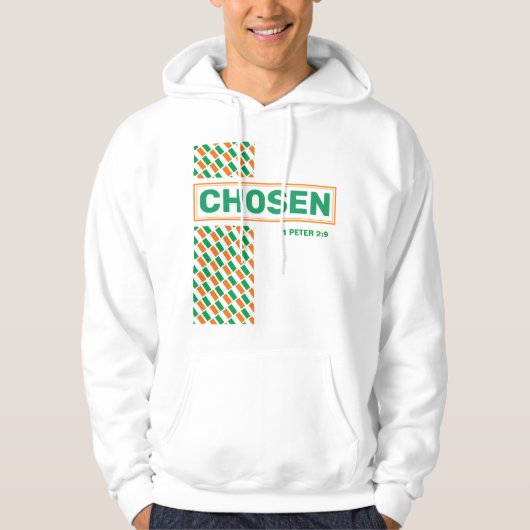 IERLAND Christelijk Aangepast gekozen voor St Patr Hoodie (Voorkant)