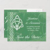 Ierland Claddagh Aankondigingskaart (Voorkant / Achterkant)