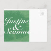 Ierland Claddagh Aankondigingskaart (Achterkant)