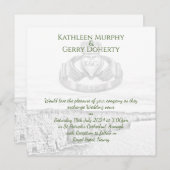 Ierland Cliffs of Moher & Ierse Claddagh Ring Kaart (Voorkant / Achterkant)